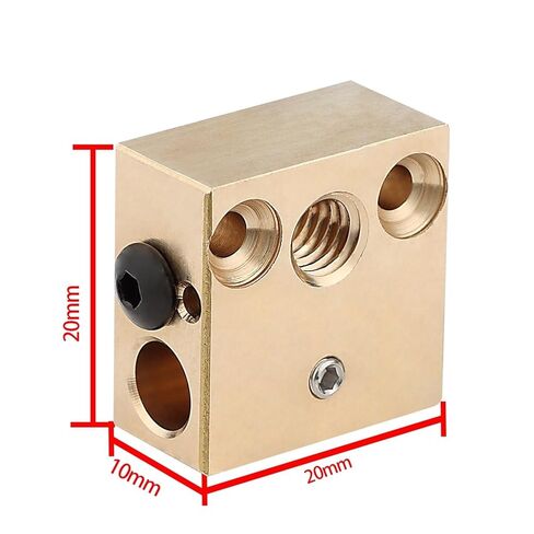 CR10 كتلة سخان النحاس ارتفاع درجة الحرارة Hotend الحرارة للطباعة الطارد in Kuwait
