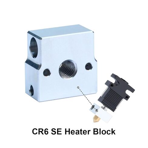 CR-6 SE Aluminum Metal Heater Block CR6 HEATBLOCK Compatible with/MAX(3PCS) in Saudi Arabia