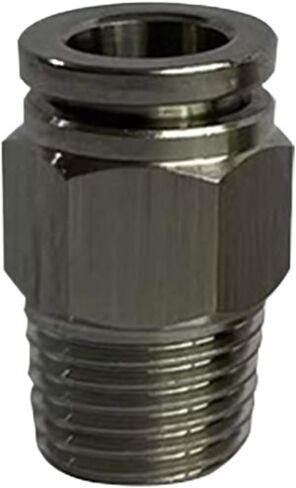 1 قطعة 304 الفولاذ المقاوم للصدأ قطعة التوصيل السريع التوصيل السريع خرطوم هوائي مقاومة لدرجة الحرارة العالية والتآكل التوصيل السريع (PC4-M8) in Kuwait