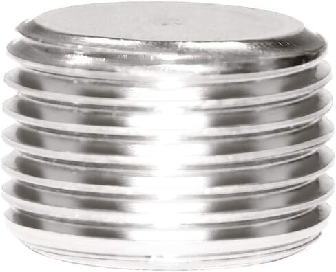 Generic 1/4 "" NPT THREAD ALLEN SOCKET PIPE PRESSURE PLUG Pipe Plug تركيب كتلة قبالة 10 قطع، 0.25 بوصة، فضي، 10NPT1f4-S04 in Kuwait