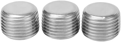 Generic 1/4 "" NPT THREAD ALLEN SOCKET PIPE PRESSURE PLUG Pipe Plug تركيب كتلة قبالة 10 قطع، 0.25 بوصة، فضي، 10NPT1f4-S04 in Kuwait