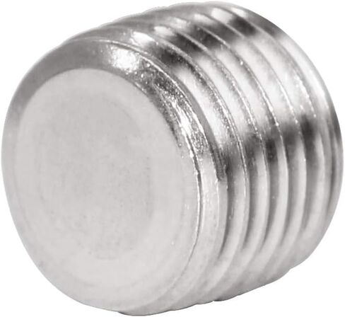 Generic 1/4 "" NPT THREAD ALLEN SOCKET PIPE PRESSURE PLUG Pipe Plug تركيب كتلة قبالة 10 قطع، 0.25 بوصة، فضي، 10NPT1f4-S04 in Kuwait