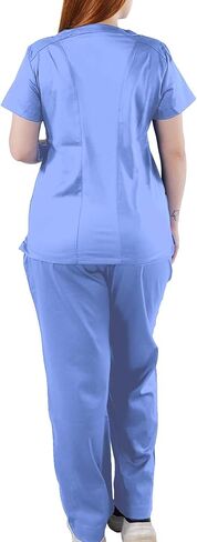 مجموعة الدعك للنساء ، كلاسيكي ، توت ، سروال سروال ، ممرضة يوجا ، ممرضة مع 8 جيوب in Kuwait