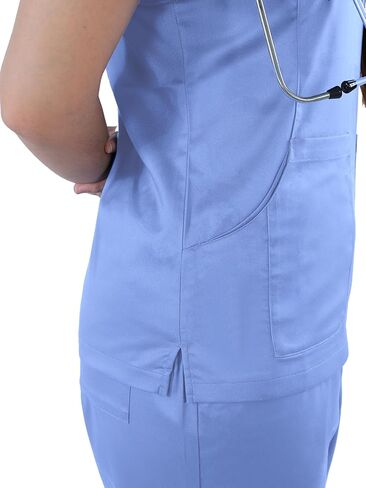 مجموعة الدعك للنساء ، كلاسيكي ، توت ، سروال سروال ، ممرضة يوجا ، ممرضة مع 8 جيوب in Kuwait