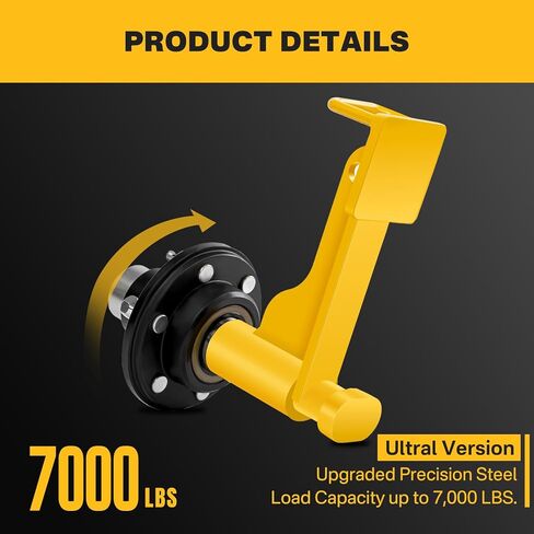 2 Pack Shipping Container Wheels 6-Lug Wheels Kit, Shipping Container Accessories, Heavy-Duty Shipping Container Axles with Heavy Duty Ratchet Tie Down-Moves 20ft - 40ft (Gold) in Kuwait