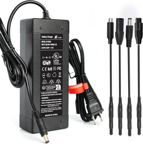 UL Certified 36V-42V 2A Fast Charger for 36V Electric Scooter Lithium Battery Jetson Hoverboard Charger Replacement Compatible with Pocket Mod, Sports Mod, Electric Scooters in Saudi Arabia