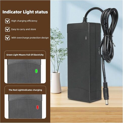 UL Certified 36V-42V 2A Fast Charger for 36V Electric Scooter Lithium Battery Jetson Hoverboard Charger Replacement Compatible with Pocket Mod, Sports Mod, Electric Scooters in Saudi Arabia