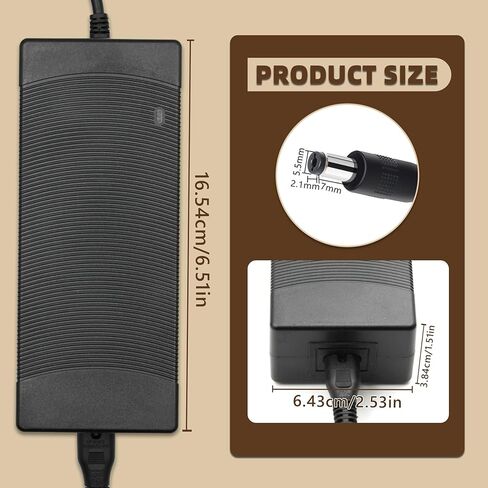 UL Certified 36V-42V 2A Fast Charger for 36V Electric Scooter Lithium Battery Jetson Hoverboard Charger Replacement Compatible with Pocket Mod, Sports Mod, Electric Scooters in Saudi Arabia
