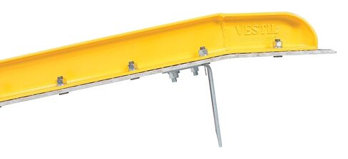 لوحة إرساء للشاحنات من Vestil TAS-15-6036 مع حافة أمان فولاذية، ألومنيوم، سعة 15000 رطل، طول 36 بوصة، عرض 60 بوصة in Saudi Arabia