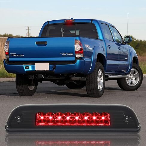 High Mount Stop Third Brake Light, Compatible with 2014-2018 Chevy Silverado/GMC Sierra 1500 2500HD 3500HD Third Center Cargo Rear LED 3rd Brake Light Bar Taillight (Smoke) in Saudi Arabia