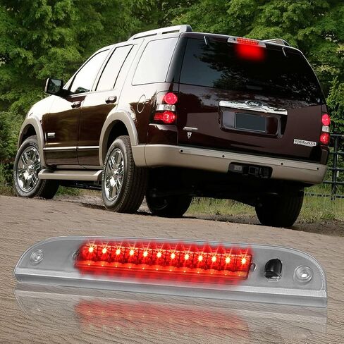 High Mount Stop Third Brake Light, Compatible with 2014-2018 Chevy Silverado/GMC Sierra 1500 2500HD 3500HD Third Center Cargo Rear LED 3rd Brake Light Bar Taillight (Smoke) in Saudi Arabia
