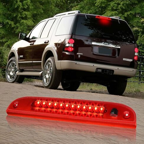 High Mount Stop Third Brake Light, Compatible with 2014-2018 Chevy Silverado/GMC Sierra 1500 2500HD 3500HD Third Center Cargo Rear LED 3rd Brake Light Bar Taillight (Smoke) in Saudi Arabia