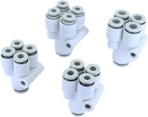 1PCS 5 Way one-touch fittings KQ2UD 04-06 KQ2UD 06-08 Pneumatic fittings(KQ2UD 04-06) in Saudi Arabia