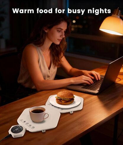 Food Heating Pad - Fast Heating Silicone Electric Tray, Level 4 Temperature Rise, Protect Table, Roll Up Self-Service Hot Plate Heating Pad, Portable Food Warmer for Party and Family Trips (4) in Saudi Arabia