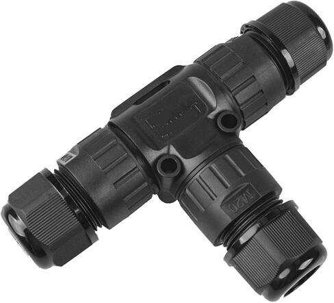 M20 adapter 3-pin outdoor LED power lock wire T-type connector(3P wire diameter size 9 12mm) in Kuwait