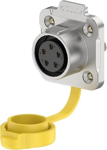 EW-LP20 Flange Waterproof Connector 2/3/4/5/6/7 Core Locking Wire Flange Female Locking Wire Type(EW-LP20P-7P) in Kuwait