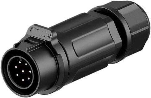 LP12 reverse soldering male socket 2/3/4/5/6/7/8 core LED lighting plastic waterproof connector(EW-LP12L-4P 5A) in Kuwait