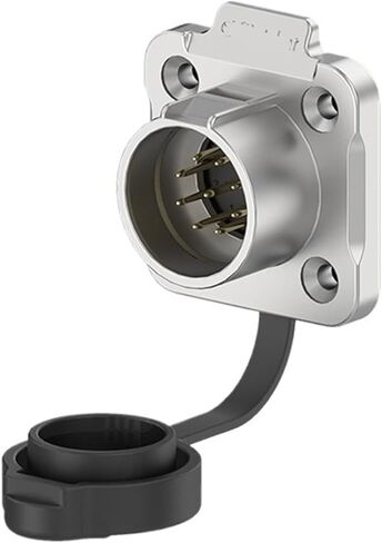 LP20 flange male welding aviation reverse energy charging waterproof power connector(EW-LP20P-7P 10A) in Saudi Arabia