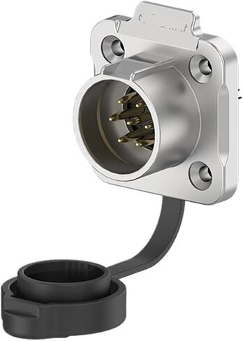 LP20 flange male welding aviation reverse energy charging waterproof power connector(EW-LP20P-7P 10A) in Saudi Arabia