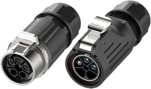 Crimp power waterproof connector EW-LP28 type 3/5 core energy vehicle waterproof docking(EW-LP28-3+1P 16A) in Kuwait