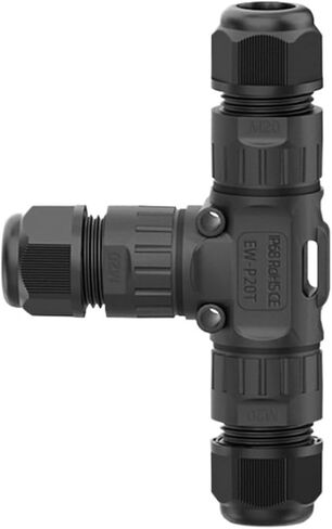 EW-P20T Push-on 20T quick connector 2/3 core outdoor lighting three-way waterproof connector(3P wire diameter 5 9mm) in Kuwait
