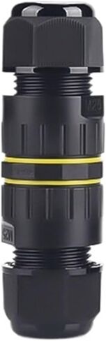 M25 circular connector 2-5 core plastic terminal one in one out lighting waterproof connector(3P wire diameter 5-9mm) in Kuwait