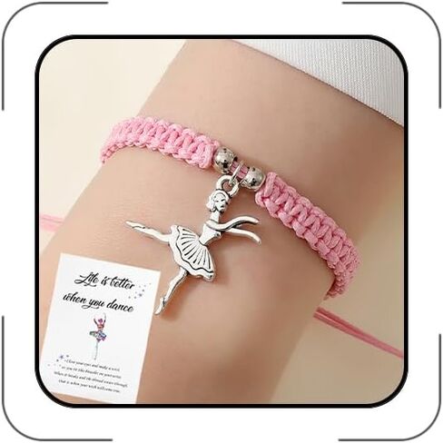 Dance Recital Gifts for Daughter Ballet Ballerina Brecelet Cute Ballet Ballerina Accessories Dainty Christmas Accessorie in Saudi Arabia