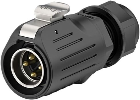 Male end locking wire panel type solder-free aviation EW-LP20 single hole formal 2-7 multi-core ip68 locking screw waterproof connector(EW-LP20S-2P 20A) in Kuwait