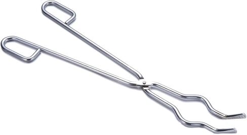 Mipcase Chromium Plated Crucible Beaker Tongs 13.78 Inch Lab Clamp for Safe Handling of Hot Crucibles Flasks and Beakers with Anti-Slip Handles in Saudi Arabia