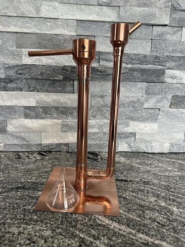 ببغاء مقاوم للنحاس للتقطير، وتخمير البيرة، والقمر، والتكيلا 100% خالٍ من الرصاص للاستخدام مع مقياس الرطوبة المقاوم للكوميتر المصقول بقمع in Kuwait