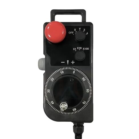 1pc Electronic Handwheel Remote Electronic Pulse Generator with Emergency Stop Button and Start Button RSRD100A in Saudi Arabia
