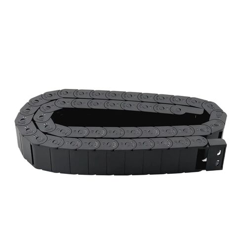 1m 15 18 Transmission Chains Plastic Towline Nylon Cable Drag Chain Wire Carrier Drag Chain for Route Printer(38,18x50 Semi Closed) in Kuwait