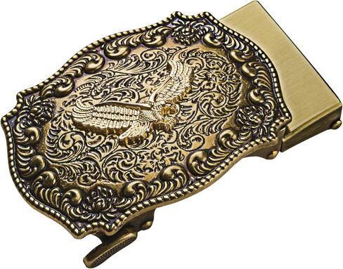 Dubulle Men's Belt Ratchet Buckle Business Replaceable Only 1 3/8 Slide Buckle 35mm Party Business Gift in Kuwait