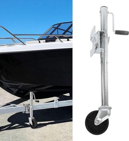 1000 Lbs Swivel Boat Trailer Jack with Single Wheel Ergonomic Handle 264mm Lift Trailer Tongue Jack for RVs Boats Horse Trailers Utility Trailers in Kuwait