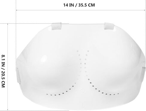 DECHOUS Fencing Chest Guard Women’s Protective Gear Adjustable Strap Plastic Chest Protector for Adult Female Fencing Training and Sports Safety in Kuwait