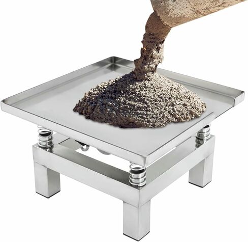 35x35 cm Small Concrete Vibrating Table, Vibration Platform, Vibration Table Vibrating Test Bench Compactor Platform Stainless Steel 110V in Saudi Arabia
