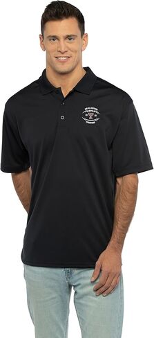 Texas Tech Red Raiders 2025 Big 12 Champions - Football Men's Moisture Wicking Polo in Saudi Arabia