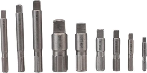 Pipe Extractor Set, 11 Piece Steel Broken Pipe Removal Tools, for 1/8 to 1 Inch Standard Sizes, with Durable Storage Box in Saudi Arabia