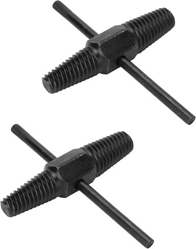 aqxreight 2 Set Screw Extractor DoubleEnd Fine Tooth Thread Remover for G1 2in G3 4in Pipe Also Be Remove Two w Screw ExtractorDouble End ExtractorDamaged ExtractorScrew RemoverFine in Saudi Arabia