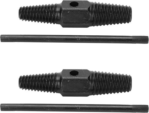 aqxreight 2 Set Screw Extractor DoubleEnd Fine Tooth Thread Remover for G1 2in G3 4in Pipe Also Be Remove Two w Screw ExtractorDouble End ExtractorDamaged ExtractorScrew RemoverFine in Saudi Arabia