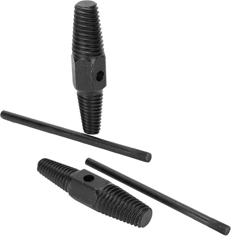 aqxreight 2 Set Screw Extractor DoubleEnd Fine Tooth Thread Remover for G1 2in G3 4in Pipe Also Be Remove Two w Screw ExtractorDouble End ExtractorDamaged ExtractorScrew RemoverFine in Saudi Arabia