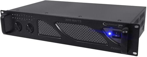 مضخم صوت DJ احترافي PX3000 من Technical Pro ثنائي القناة بقدرة 3000 وات in Saudi Arabia