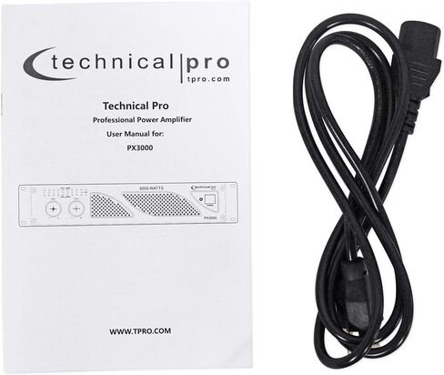 مضخم صوت DJ احترافي PX3000 من Technical Pro ثنائي القناة بقدرة 3000 وات in Saudi Arabia