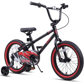 Glerc Kids Bike for Ages 1-8 Years Old, 12-16 Inch BMX Style Kids Bicycle with Training Wheels, Boys Bike for Children and Toddler, Multiple Colors in Kuwait