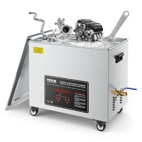 VEVOR 50L Ultrasonic Cleaner, Professional Ultrasonic Cleaner Machine with Cleaning Basket & Digital Display, 840W Stainless Steel Large Cleaning Machine with Wheels for Industrial Parts, Carburetors in Kuwait