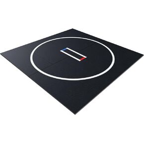 10x10ft Wrestling Mat 1.2inch Thick Foldable XPE Jiu Jitsu Floor Exercise Mat for BJJ MMA Martial Art Boxing Grappling and Judo in Kuwait