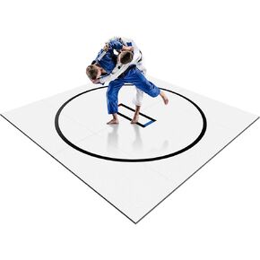 Wrestling Mat 10ft Foldable Jiu Jitsu Mats 1.2inch Thick Gymnastics Training Mat for BJJ MMA Martial Art Boxing Grappling and Judo in Kuwait