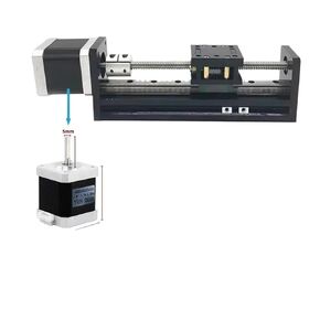 17 مجموعة محرك المرحلة الخطية للسكك الحديدية بمحرك T-Type MINI مجموعة محرك الطاولة المنزلقة CNC XYZ Axis Router Table المحرك الخطي (0.56Nm Slide Table، 50mm Stroke) in Kuwait