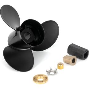 AMYBEST Outboard Boat Propeller, OEM 15 Spline Tooth Aluminum Prop Compatible for Mercruiser Alpha One & Mercury 135-300HP, Includes Hub Kit, RH Rotation in Saudi Arabia