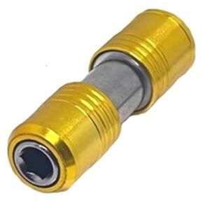 Dvj479 المحمولة مفك بت حامل مزدوج رئيس تمديد قضيب الإفراج السريع 1/4 "عرافة برغي مأخذ توصيل محول الحفر الكهربائية أداة السلطة dvj479 in Kuwait